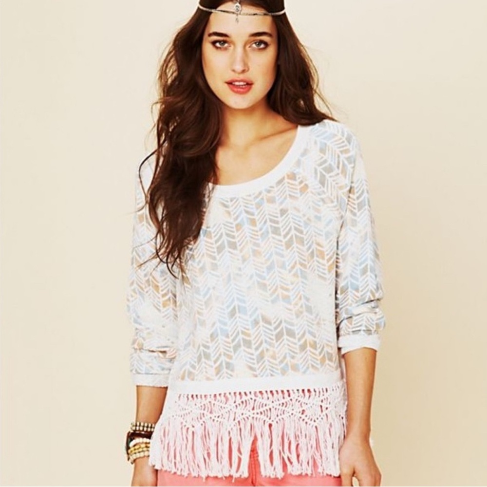 Free People Follow the Fringe Pullover Sweater!